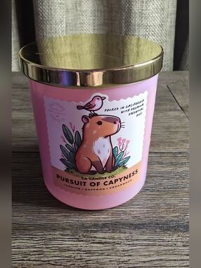 Pursuit of Capyness Pink Scented Candle